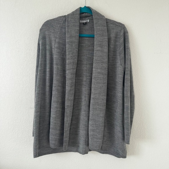 DOC & AMELIA by CINTAS Sweaters - DOC & AMELIA by CINTAS Women's M Gray Open Front Cardigan Sweater